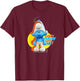 The Smurfs Grouchy Don't Smurf With Me! T-Shirt - T-Shirt | Maroon