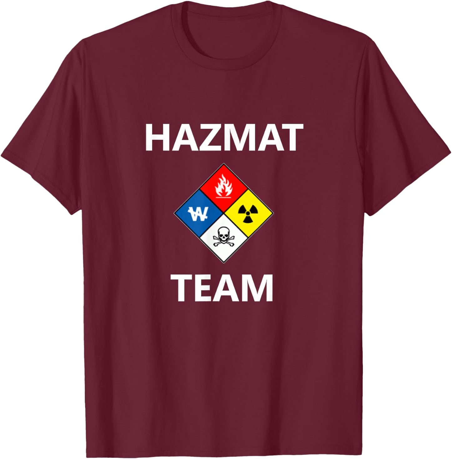 Hazmat Material Response Team Technician Emergency EMS EMT T-Shirt - T-Shirt | Maroon