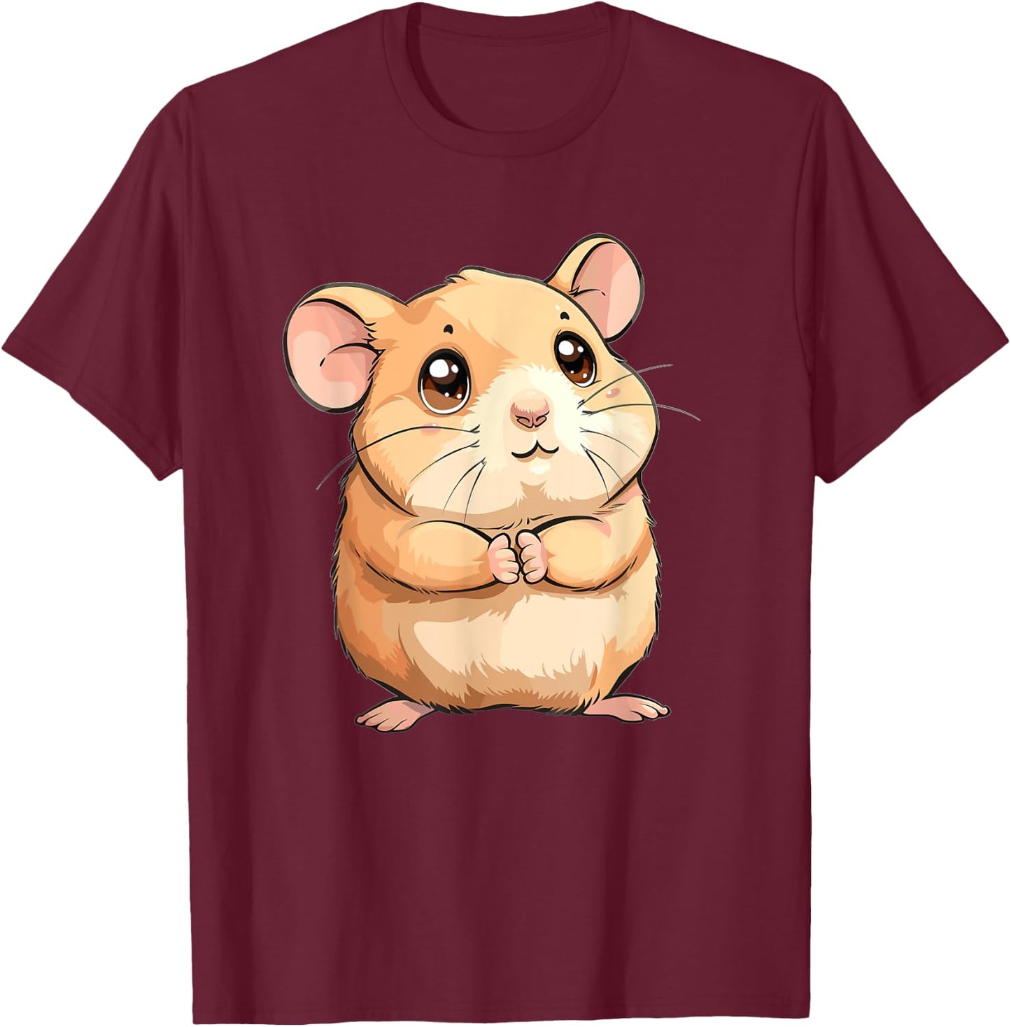 Cute Hamster I Kids Hamster T-Shirt - T-Shirt | Maroon