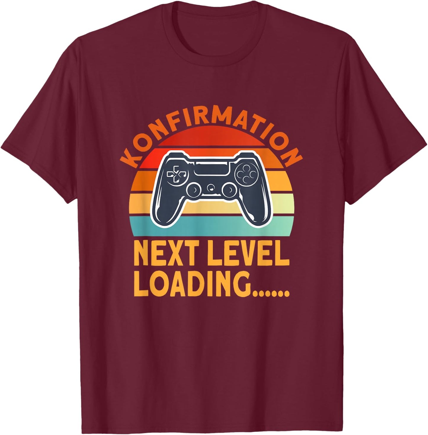 Jugendliche Konfirmation Outfit Mädchen Jungen T-Shirt - T-Shirt | Maroon