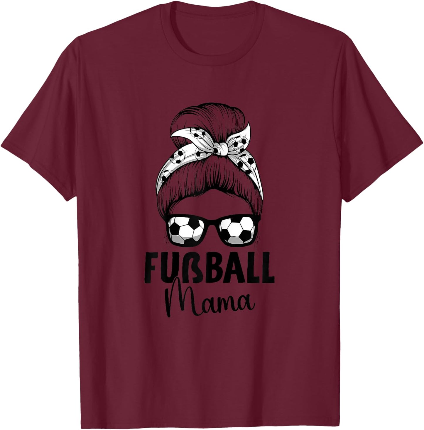Football Mama Women's T-Shirt - T-Shirt | Maroon