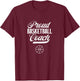 Proud Basketball Coach Coaching Basketballer Trainer T-Shirt - T-Shirt | Maroon