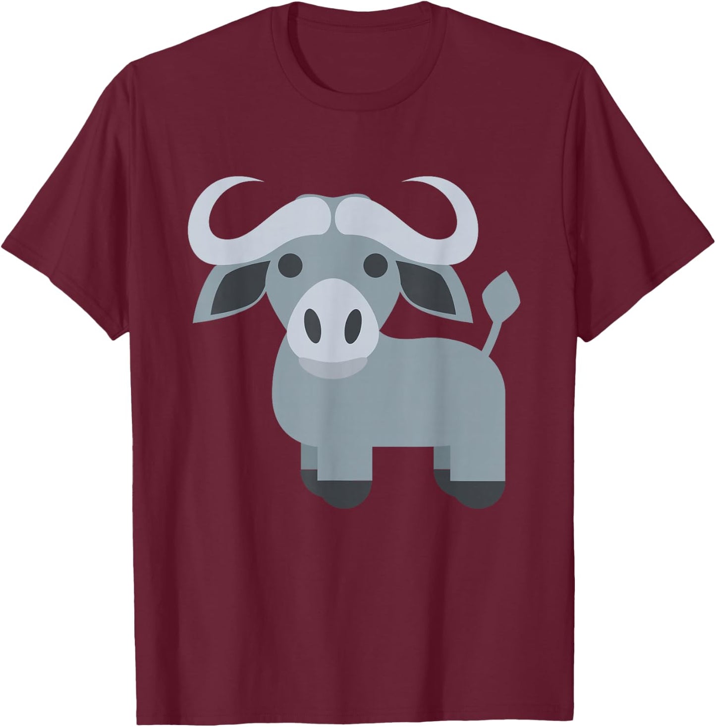 Water Buffalo Costume T-Shirt - T-Shirt | Maroon