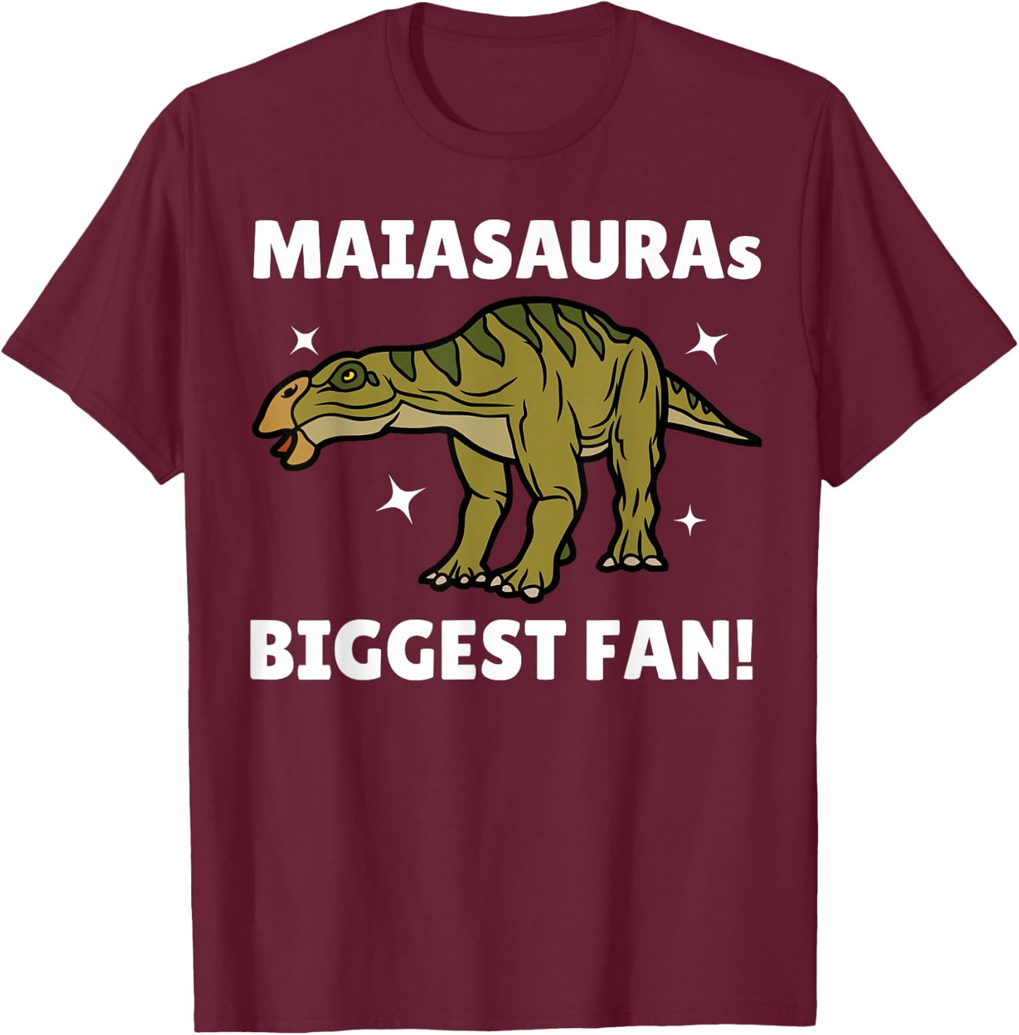Funny Maiasaura T-Shirt - T-Shirt | Maroon
