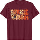 Yorkshire Terrier Groovy World's Best Yorkie Mom T-Shirt - T-Shirt | Maroon
