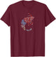 Shrimp Swarm Design for proud Shrimp Fans T-Shirt - T-Shirt | Maroon