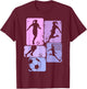 Fußball Mädchen Fußballerin Damen Fußballspielerin T-Shirt - T-Shirt | Maroon