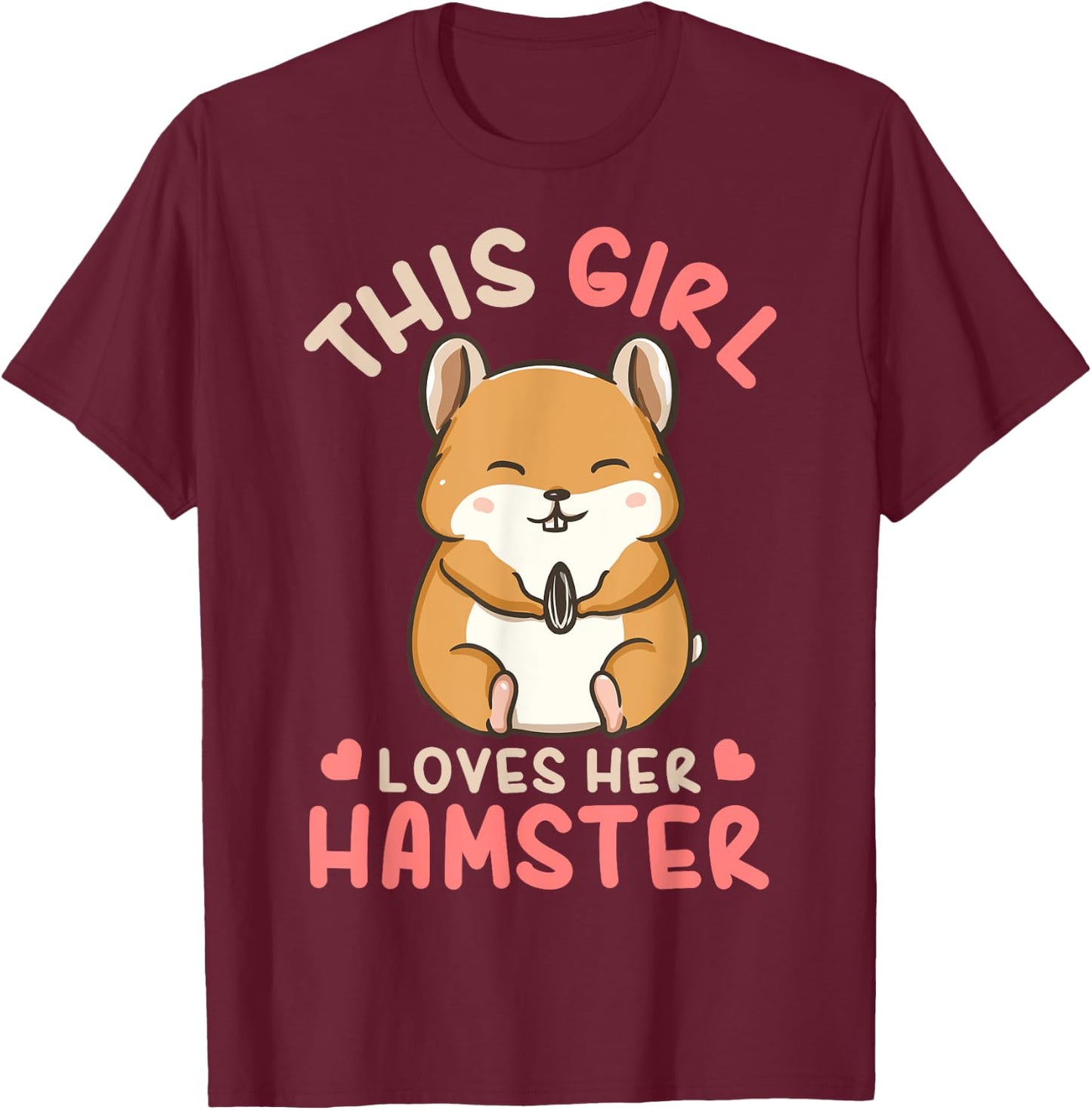 Hamster Lover Gift T-Shirt - T-Shirt | Maroon