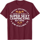 Super Camping King Funny Camp Camper Dad Men Husband T-Shirt - T-Shirt | Maroon