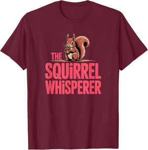 Squirrel T-Shirt - T-Shirt | Maroon