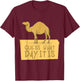 Happy Hump Day Guess What Day Is It Camel Design T-Shirt - T-Shirt | Maroon