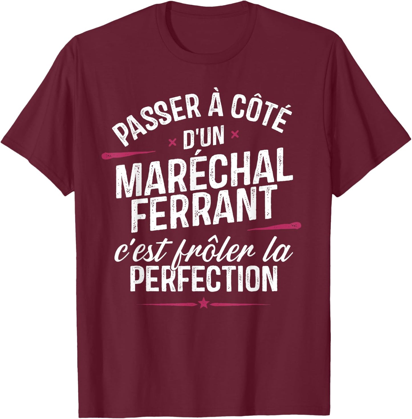 Farrier Funny Work Gift Man Farrier T-Shirt - T-Shirt | Maroon