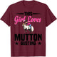 Mutton Busting Vest Rodeo for Girls Mutton Buster T-Shirt - T-Shirt | Maroon