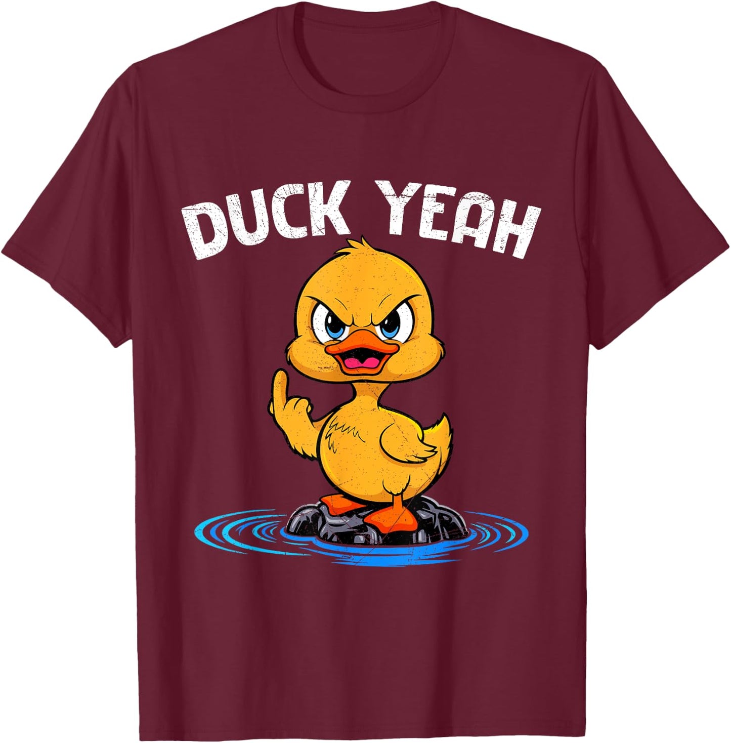 Carnival Ducks DUCK YEAH Funny Carnival Duck Costume T-Shirt - T-Shirt | Maroon