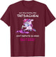 Cute unicorn sprinkles glitter with funny saying , black, s T-Shirt - T-Shirt | Maroon