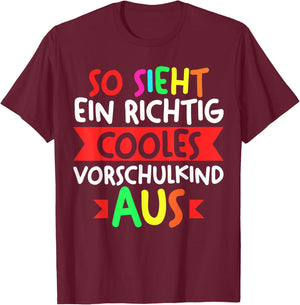 A really cool preschool child preschool beginning T-Shirt - T-Shirt | Maroon