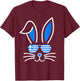 Bunny Ears Sunglasses Greece Flag Funny Greek Easter Boys T-Shirt - T-Shirt | Maroon