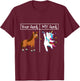 My Aunt Unicorn Funny & Cute Auntie Niece & Nephew Gift T-Shirt - T-Shirt | Maroon