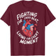 Congestive Heart Failure Chronic Disease CHF Awareness T-Shirt - T-Shirt | Maroon