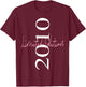 Limited Edition 2010 Birthday 2010 Born 2010 Vintage T-Shirt - T-Shirt | Maroon