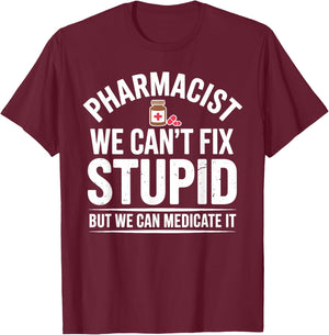 Cute Pharmacist Art Women School Pharmacy Student T-Shirt - T-Shirt | Maroon