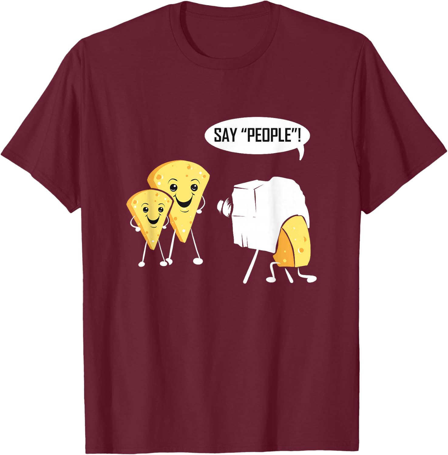 Photography Cheese Funny for Photographer Photo Camera T-Shirt - T-Shirt | Maroon
