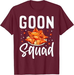 Goon Squad Funny Crab Rangoon Chinese Food T-Shirt - T-Shirt | Maroon
