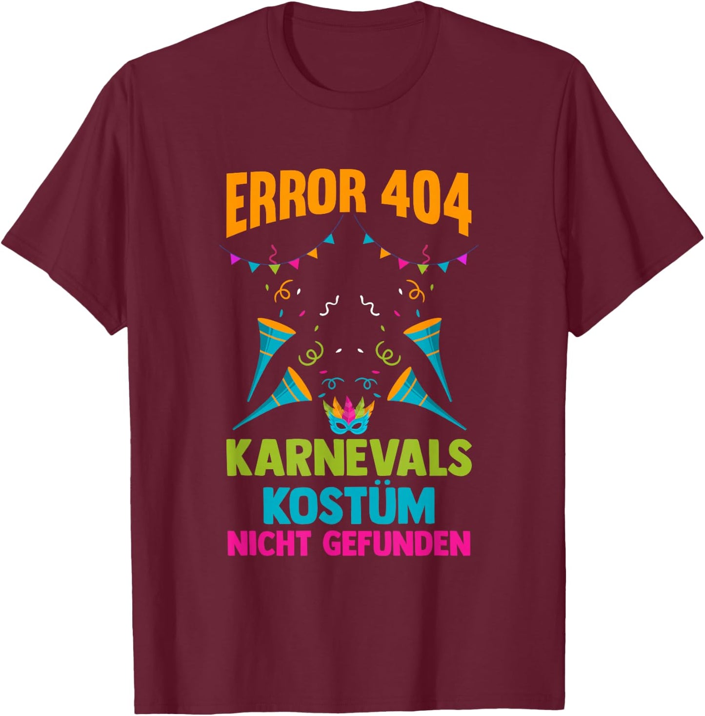 Carnival Costume Fancy Dress Carnival , black T-Shirt - T-Shirt | Maroon