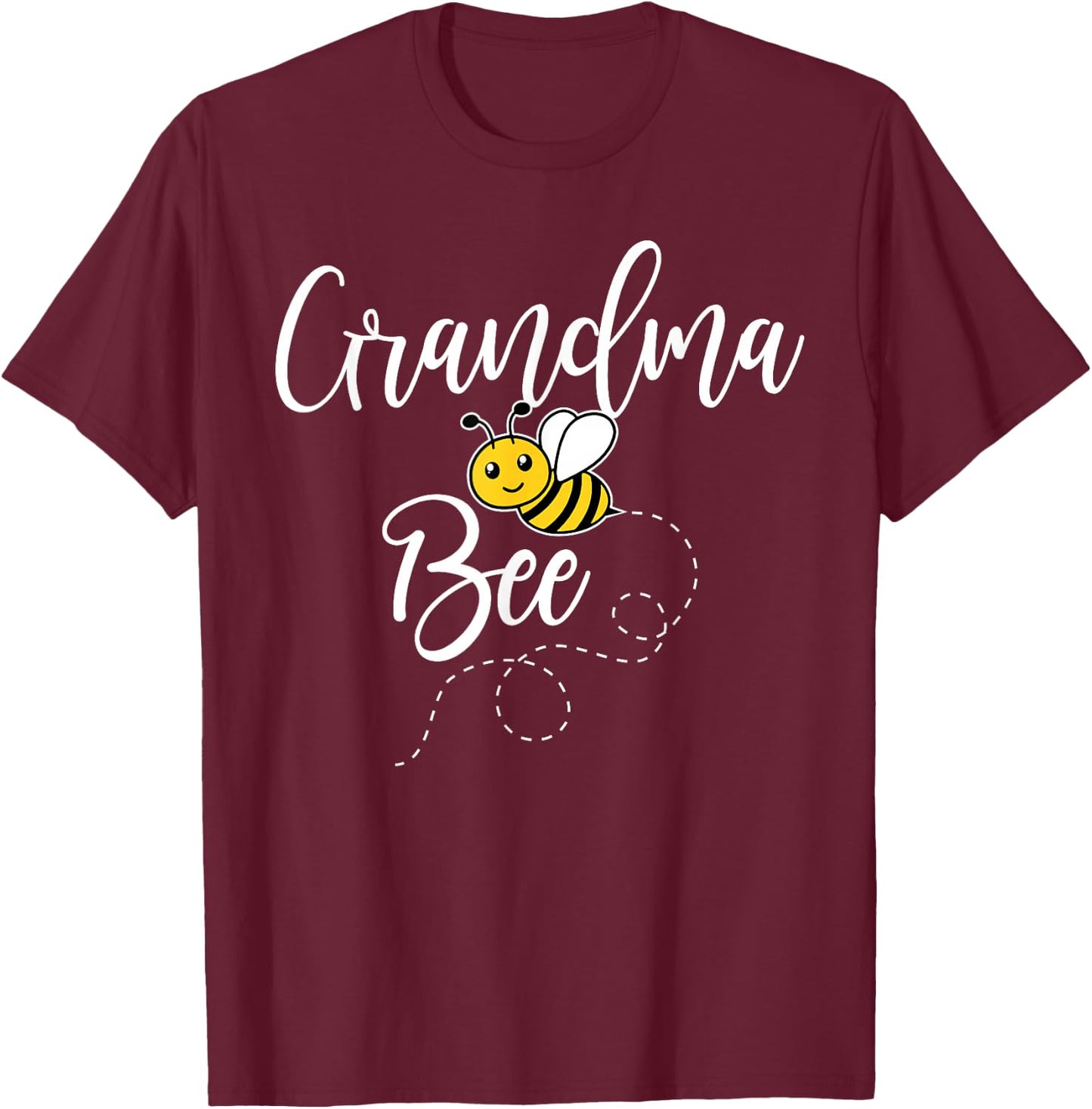 Grandma Of The Bee Day Girl Hive Family Matching Birthday T-Shirt - T-Shirt | Maroon
