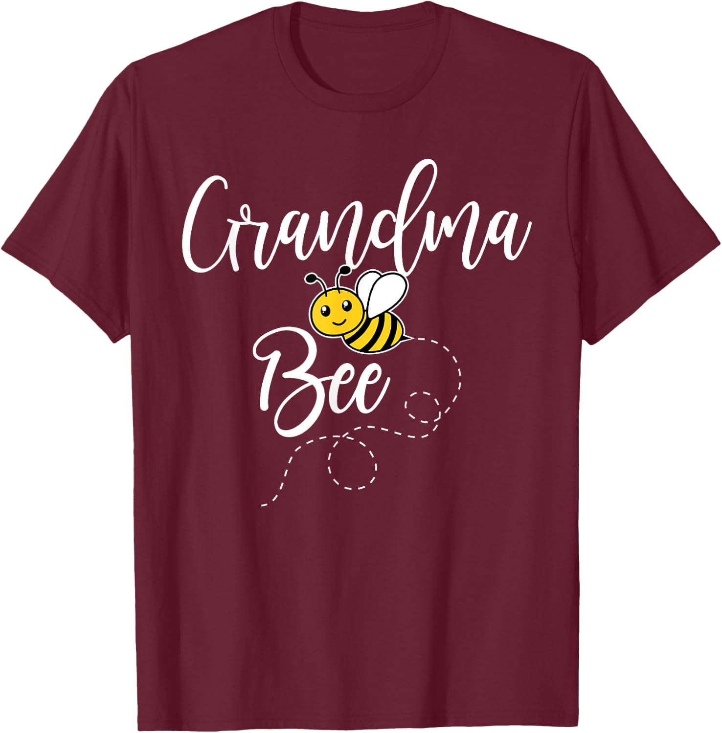 Grandma Of The Bee Day Girl Hive Family Matching Birthday T-Shirt - T-Shirt | Maroon