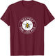 Respect The Locals Design - Funny Bee Apparell T-Shirt - T-Shirt | Maroon