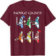 Funny Chemistry Medieval Science Noble Gases Knight T-Shirt - T-Shirt | Maroon