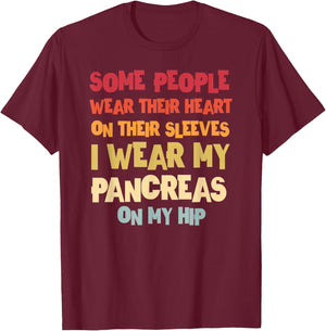 T1D Diabetic Type 1 Diabetes Awareness Men Women Kid T-Shirt - T-Shirt | Maroon