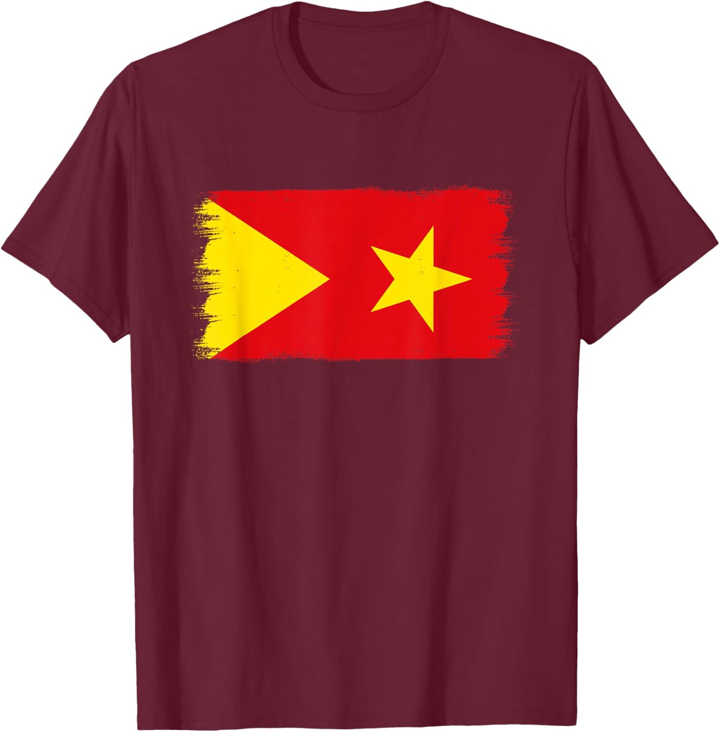 Tigray Flag T-Shirt - T-Shirt | Maroon