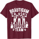 Junggesellenabschied Männer Polterabend Poltern JGA T-Shirt - T-Shirt | Maroon
