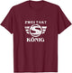 Suhl Simson S50 S51 Schwalbe Star Zweitaktmotor 2 Takt König T-Shirt - T-Shirt | Maroon