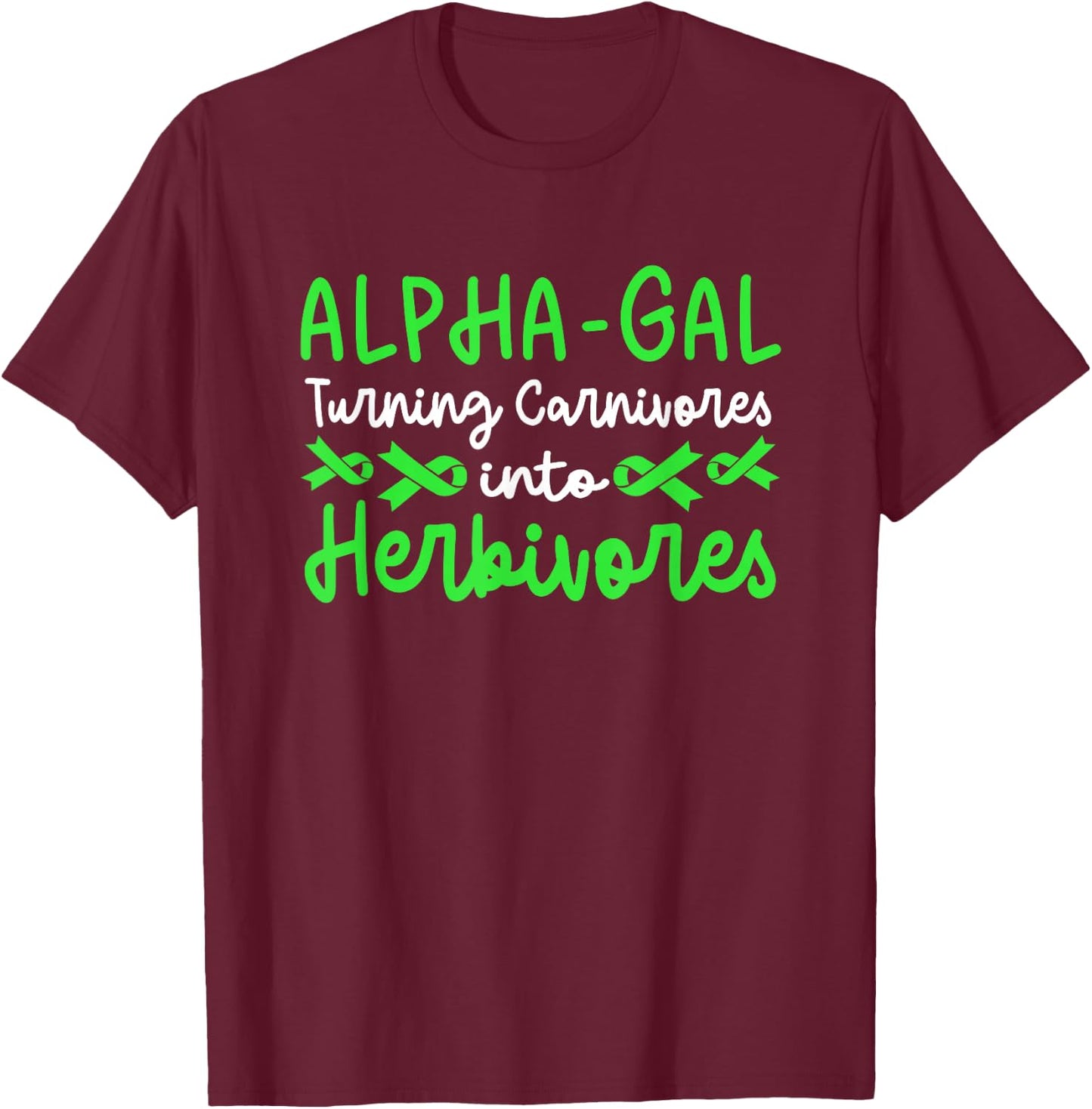 Alpha-Gal Syndrome T-Shirt - T-Shirt | Maroon