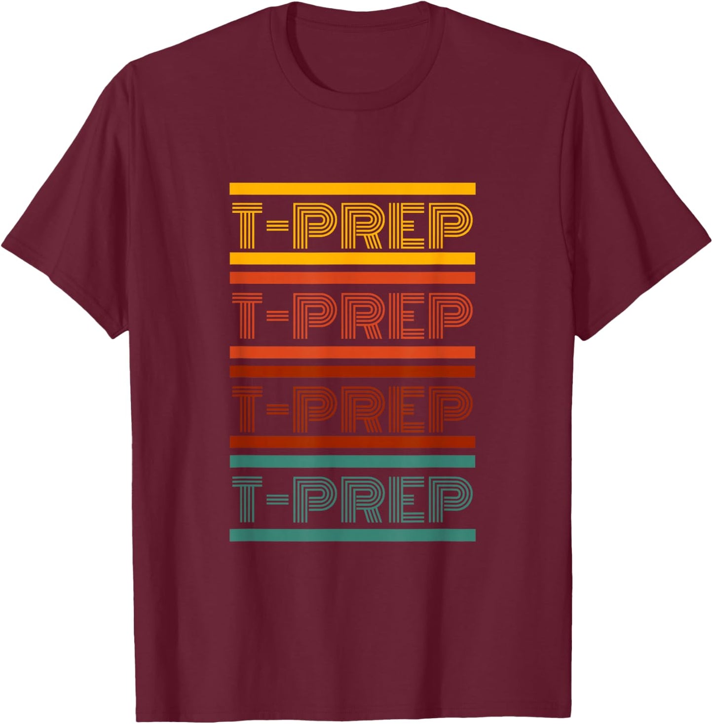 Temecula Preparatory School TPS T-Prep School Spirit Day T-Shirt - T-Shirt | Maroon
