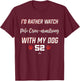 With My Dog Pete Crow-Armstrong Chicago Baseball MLBPA Men Women Girls Kids T-Shirt - T-Shirt | Maroon
