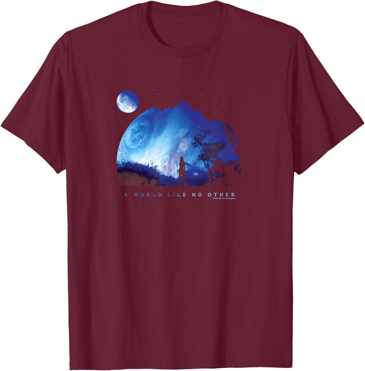 Avatar: The Way of Water A World Like No Other Pandora , black T-Shirt - T-Shirt | Maroon