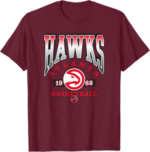 NBA Atlanta Hawks Homecourt Advantage T-Shirt - T-Shirt | Maroon
