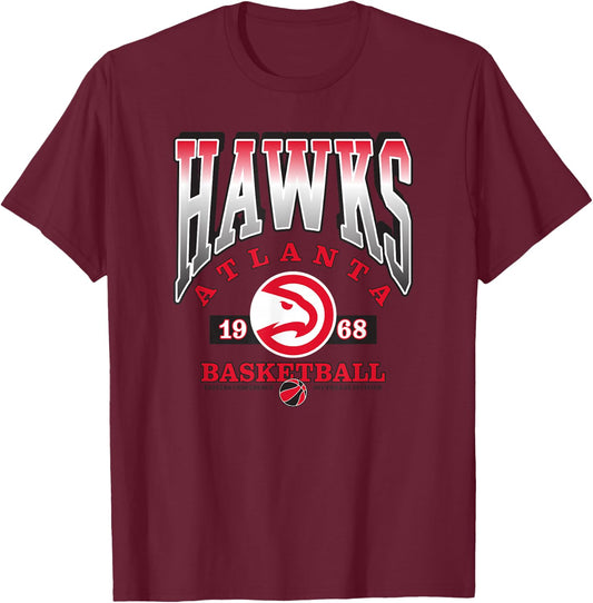 NBA Atlanta Hawks Homecourt Advantage T-Shirt - T-Shirt | Maroon