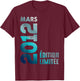 March 2012 Limited Edition March 2012 , Black, S T-Shirt - T-Shirt | Maroon