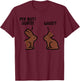 Chocolate Easter Bunnies Funny Rabbit Bunny Candy Men Women T-Shirt - T-Shirt | Maroon