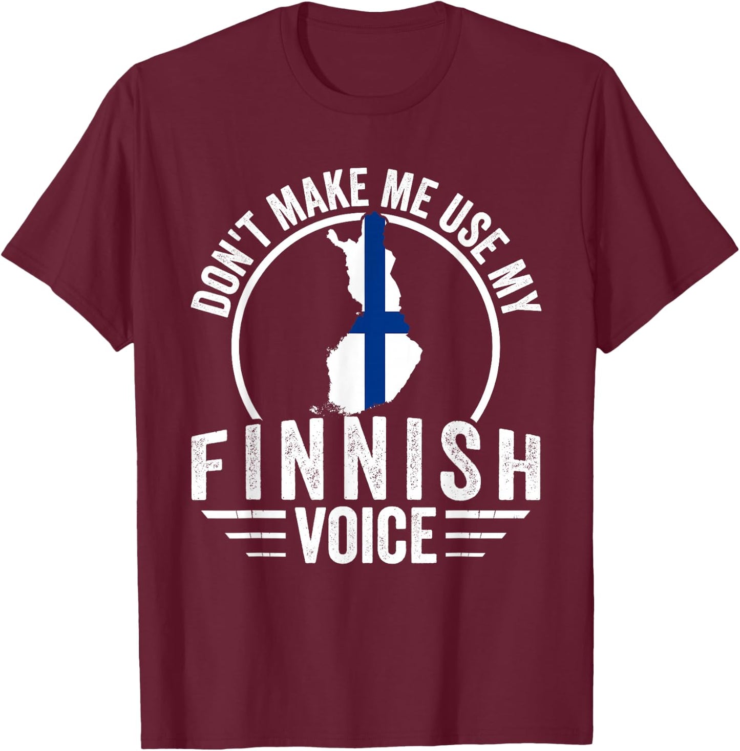 Finnish Roots Outfit Funny Finland Heritage Men Women T-Shirt - T-Shirt | Maroon