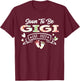 Soon to Be Gigi Est 2027 T-Shirt - T-Shirt | Maroon