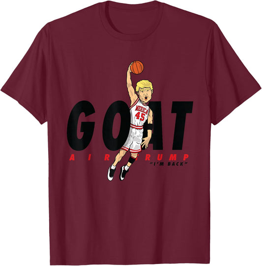 The Presidential Basketball Donald Trump design T-Shirt - T-Shirt | Maroon