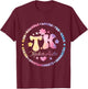 TK Teacher Aide Squad Transitional-Kindergarten Back School T-Shirt - T-Shirt | Maroon