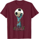 Zombie Hands Soccer Funny Horror Scary Halloween Costume T-Shirt - T-Shirt | Maroon