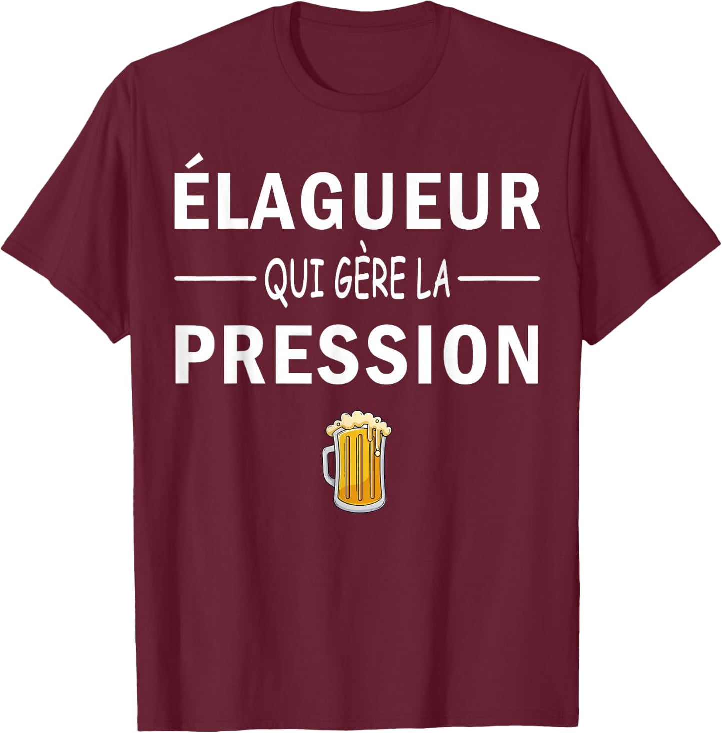 Pruner , Black, S T-Shirt - T-Shirt | Maroon